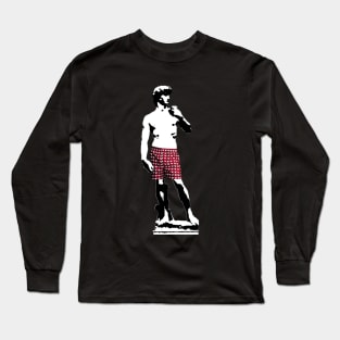 David Michelangelo with Hearts Boxers Long Sleeve T-Shirt